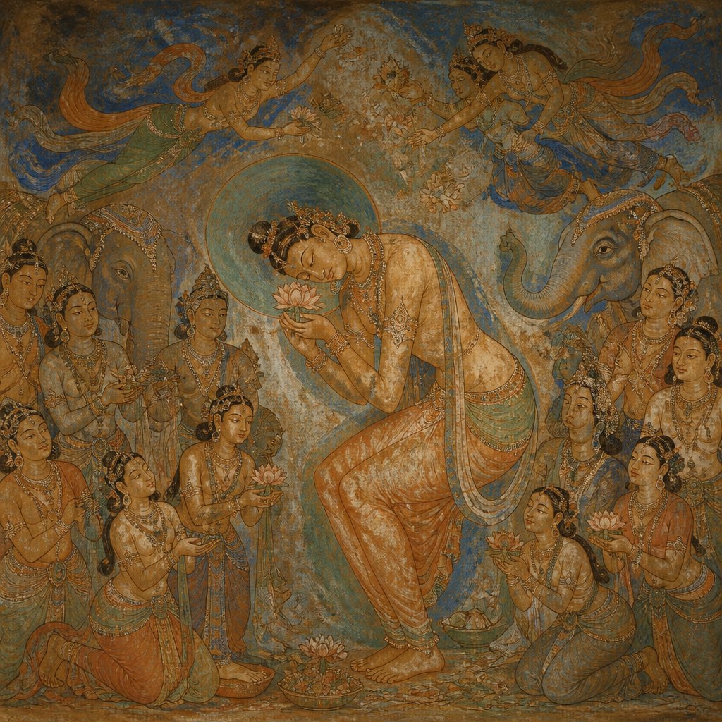 AI-generated Ajanta example