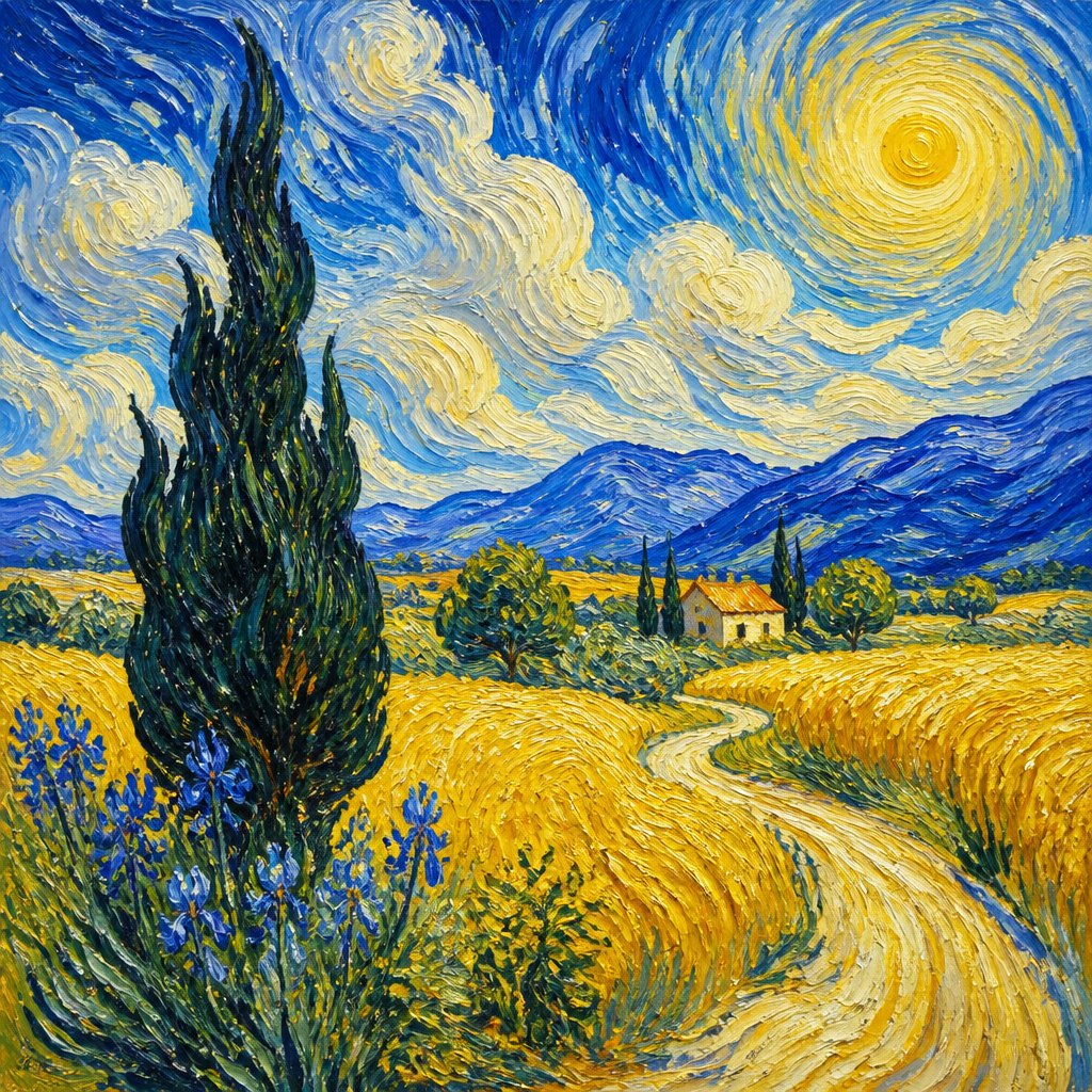 AI-generated Arles example