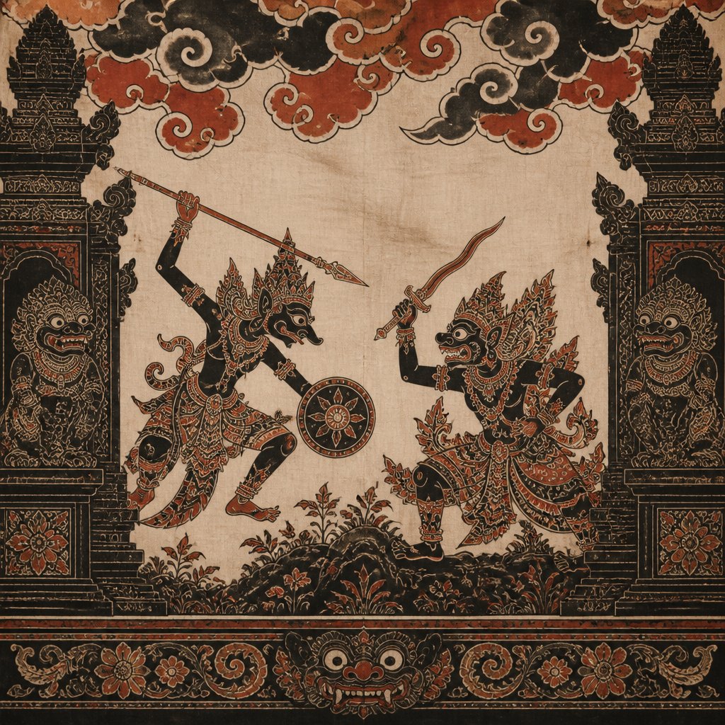 AI-generated Bali example