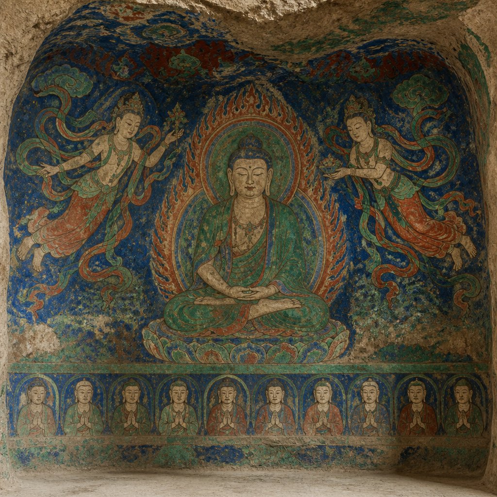 AI-generated Dunhuang example