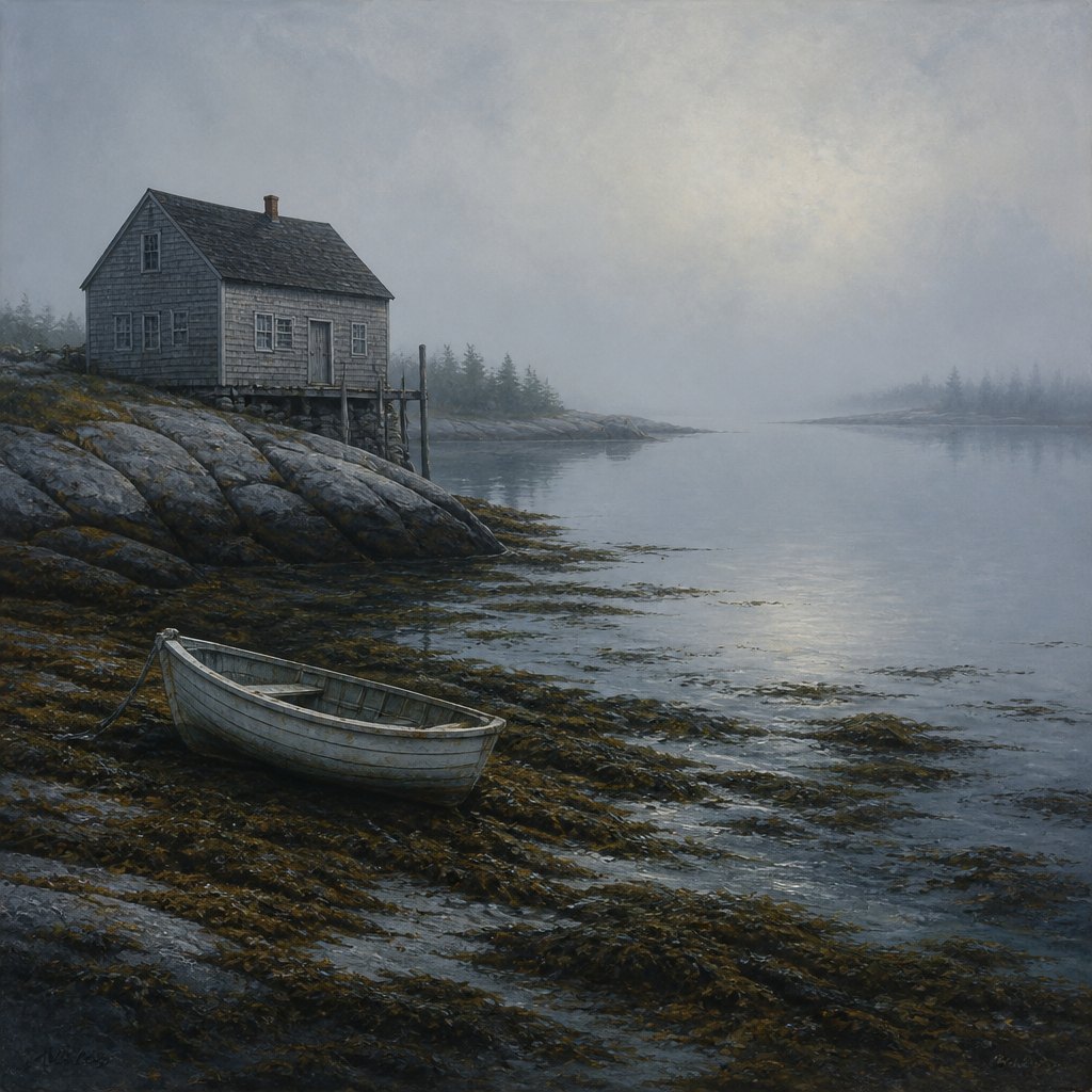 AI-generated New England example