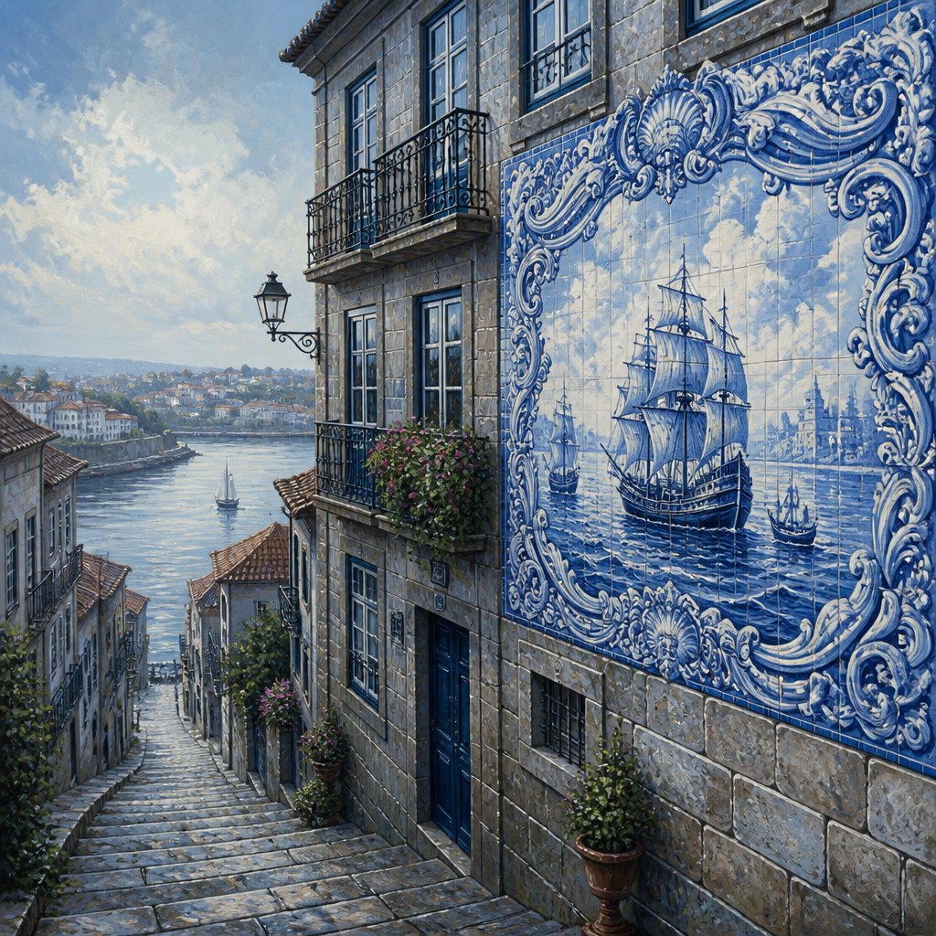 AI-generated Porto example