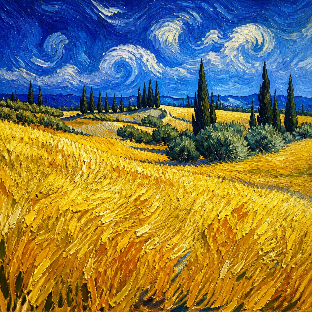 AI-generated Provence example