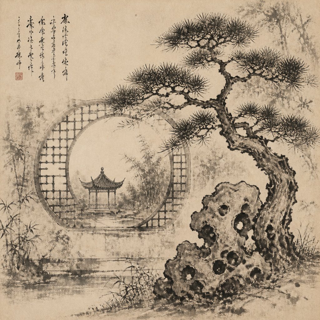 AI-generated Suzhou example