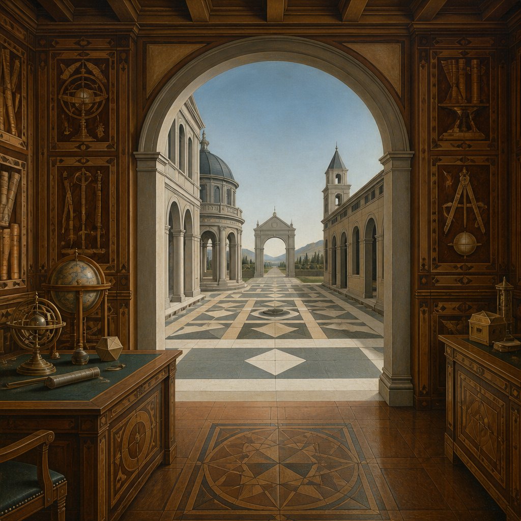AI-generated Urbino example
