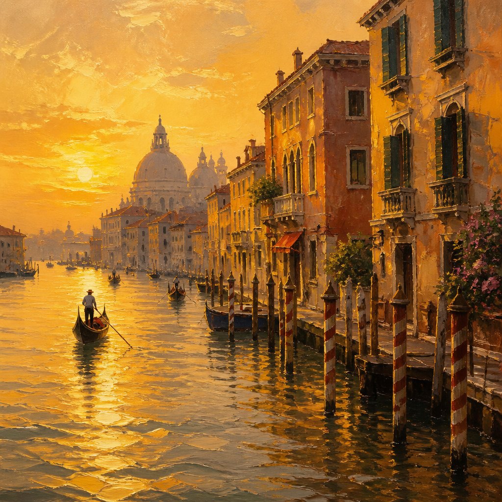 AI-generated Venice example