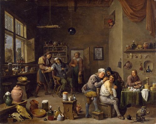 The Surgeon by David Teniers the Younger, 1670s — Antwerp