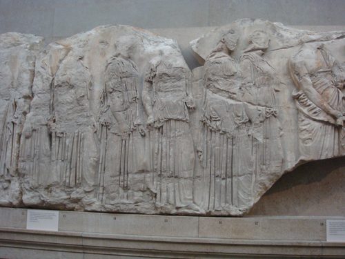 Marbles of Parthenon London Br Museum — Athens