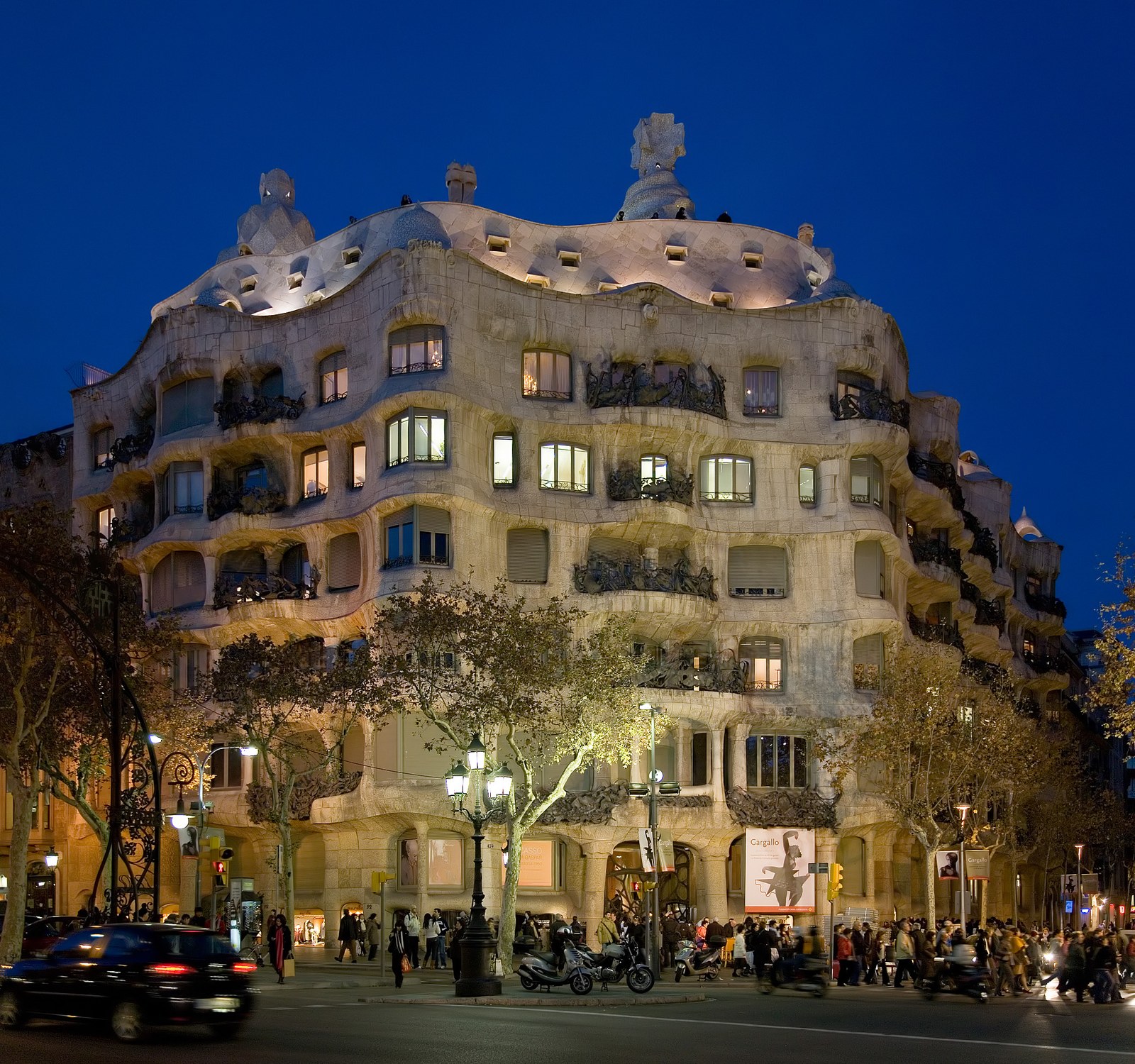 Casa Milà - Barcelona, Spain - Jan 2007 — Barcelona