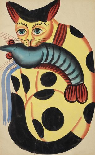 Untitled (Cat Stealing Prawn) — Bengal