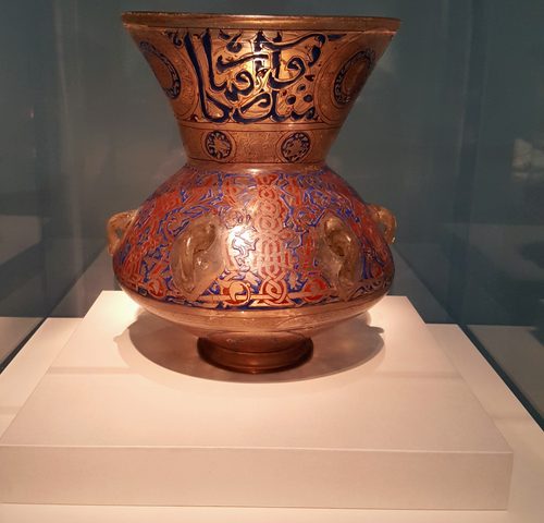 Egyptian mosque lamp 1360s — Cairo