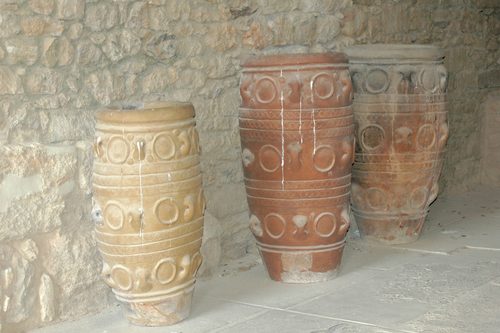 Pithoi storage jars at Knossos — Crete