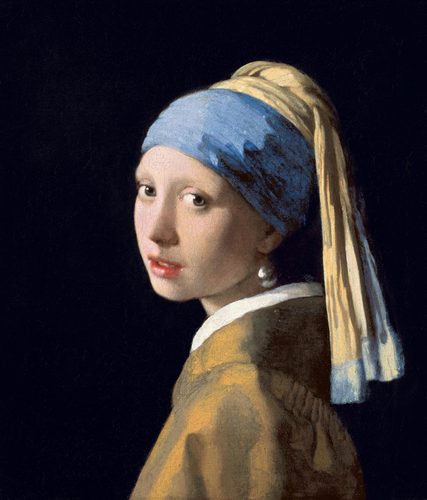 Dutch:  Meisje met de parel Girl with a Pearl Earring — Delft