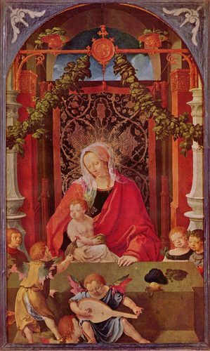 Madonna and Child  Alternative title(s):  Virgin and Child with Angels — Ferrara