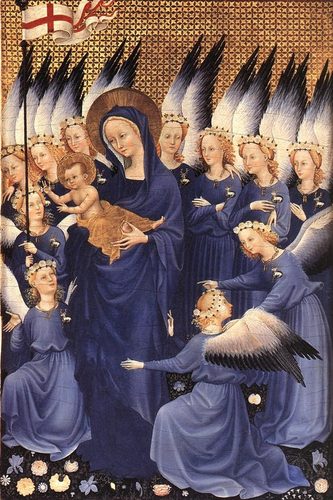 Wilton Diptych: Virgin and Child with Angels — Ferrara