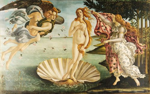 Polish:  Narodziny Wenus The Birth of Venus — Florence