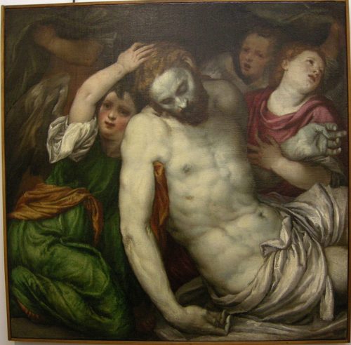 Lambert sustris, pietà e angeli — Genoa