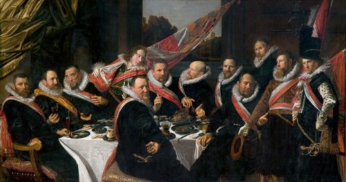 Banquet of the officers of the St George Civic Guard — Haarlem