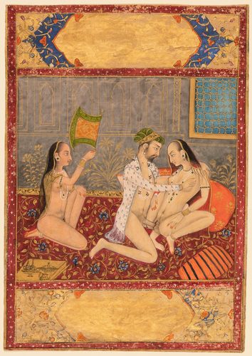 Couple in Erotic Embrace — Jaipur