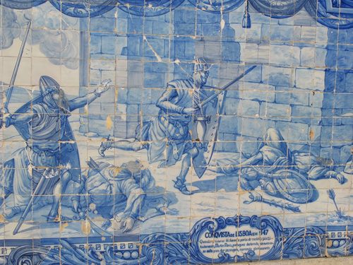 Lisboa, Miradouro de Santa Luzia, azulejos (5) — Lisbon