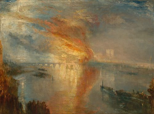 The Burning of the Houses of Parliament, 16 October 1834 — London