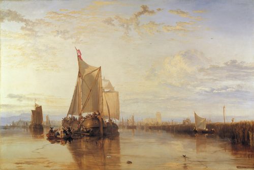 Dort or Dordrecht: The Dort Packet-Boat from Rotterdam Becalmed — London