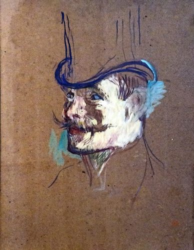 (Albi) Au Moulin-Rouge. Portrait de Monsieur Warner 1892 - Toulouse-Lautrec - MTL.144 — Montmartre