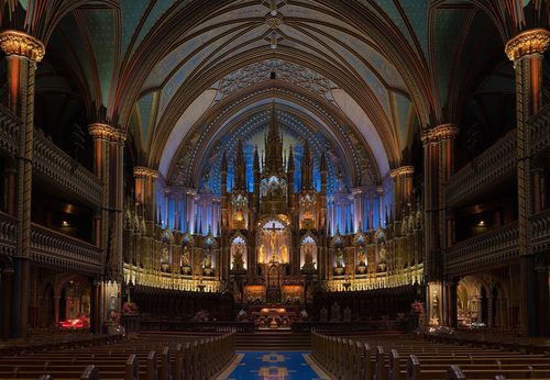 Notre-Dame Basilica Interior, Montreal, Canada - Diliff — Montreal