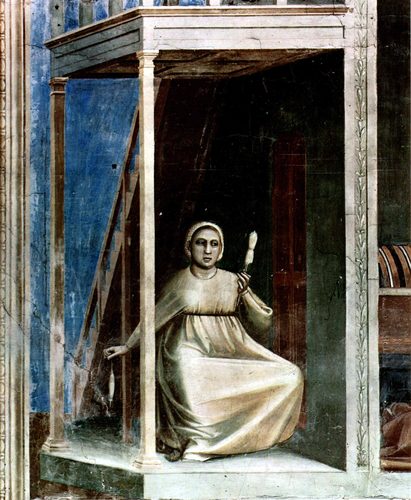No. 3 Scenes from the Life of Joachim: 3. Annunciation to St Anne — Padua