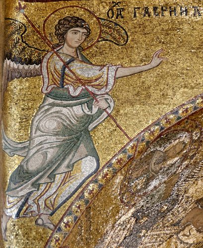 Archangel Gabriel, La Martorana, Palermo 2008-08-27 — Palermo