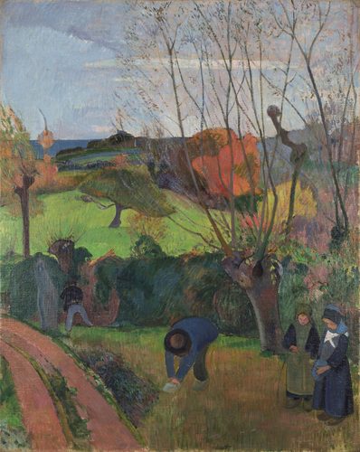 French:  Le sauleThe willow tree — Pont-Aven