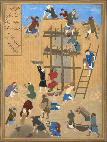Construction of the fort of Kharnaq — Tabriz