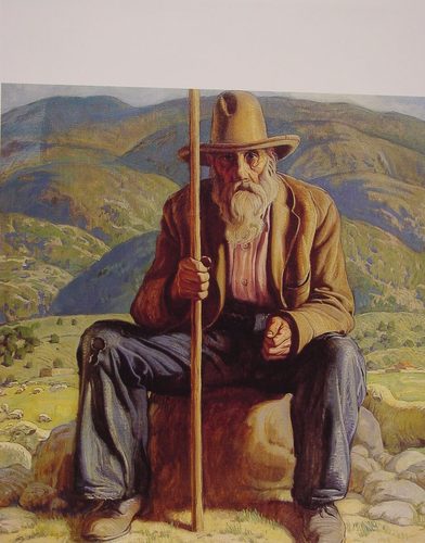 The Sheep Herder — Taos