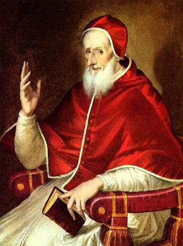 Portrait of Pope Pius V — Toledo