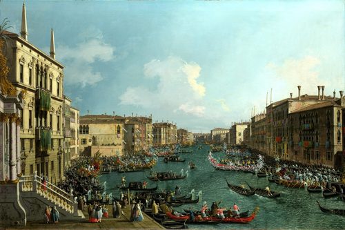 A Regatta on the Grand Canal — Venice